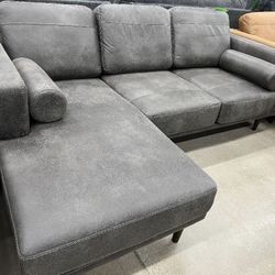 Arroyo Smoke Reversible Sectional Sofa