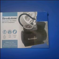 Brookstone bicycle air matress Automotive Tire Inflator  300 PSI  