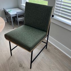 Set Of 2 Chairs - Wood / Leather