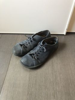 Blue suede Camper shoes size 11/44