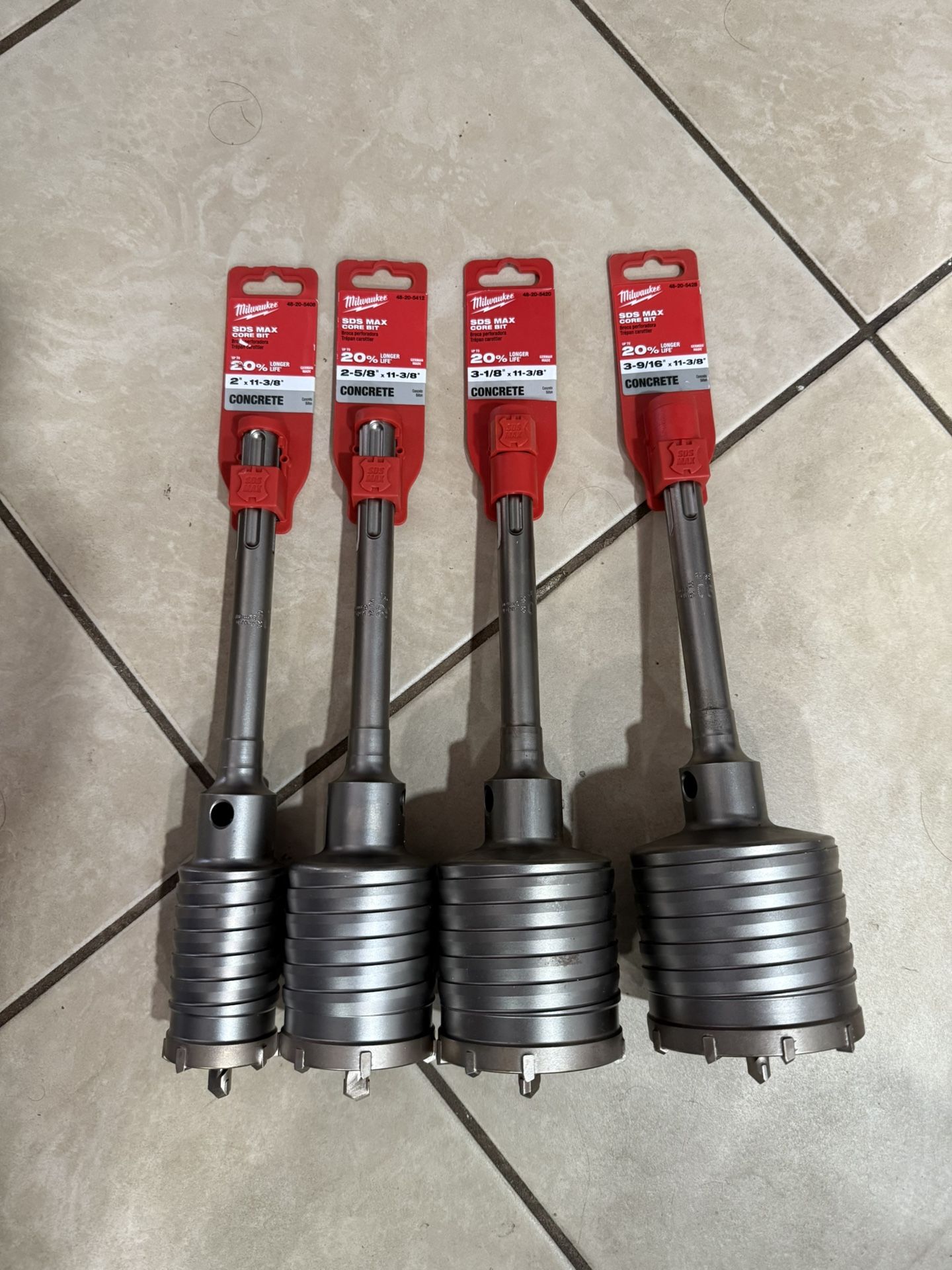 Sds Max Core Bit $85 Each