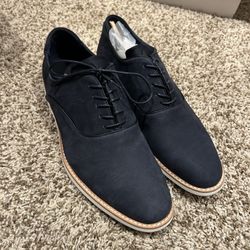 Aldo Men’s Dress Shoes Black Leather Size 9.5 New In Box