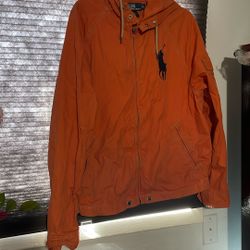 Men’s Polo Ralph Lauren Jacket Orange Size L