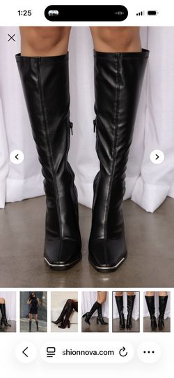 Metal Accent Boots