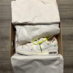 OFF WHITE NIKE DUNK LOT 12
