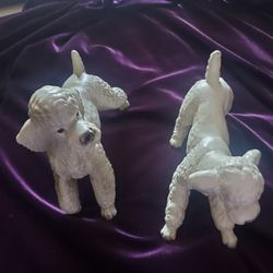 Vintage Poodle Statues