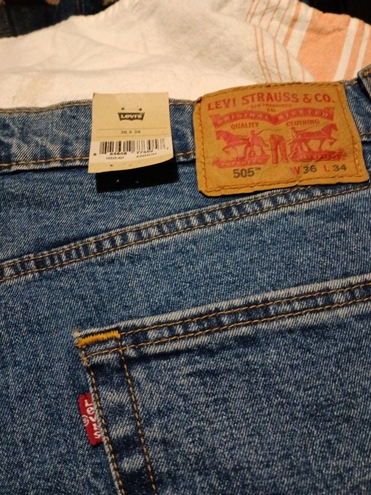 Men's Levi Strauss & Co 505 36x34