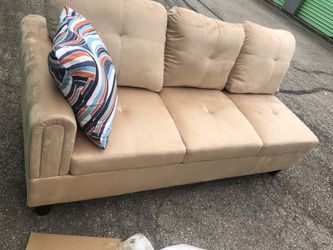 New Left Arm Sofa Beige Color Great For Small Places
