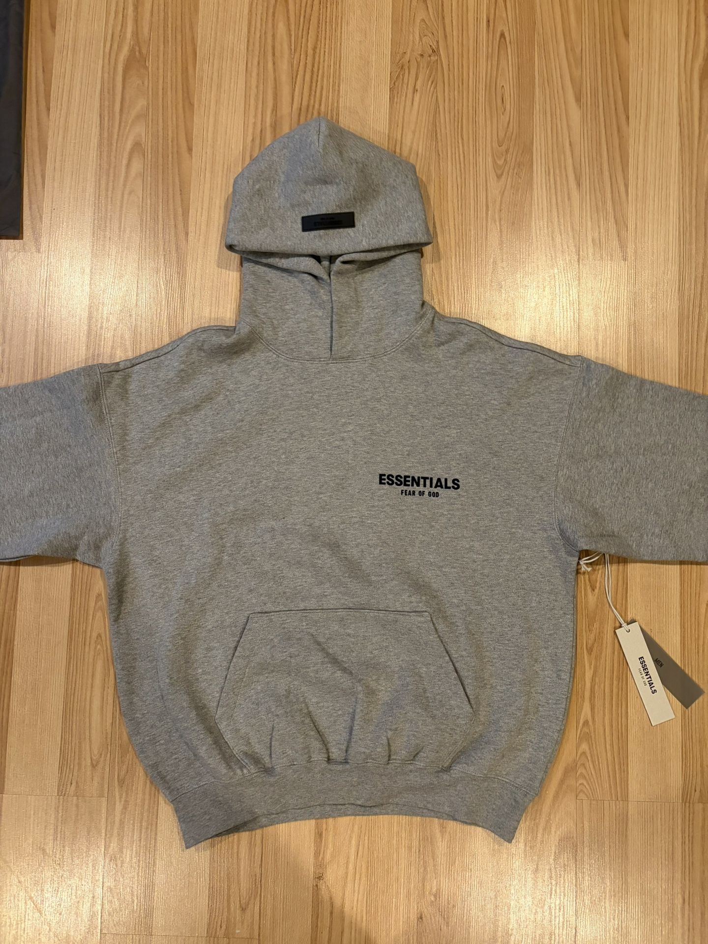 Essentials Hoodie Dark Oatmeal Sizes XS XSS And Small