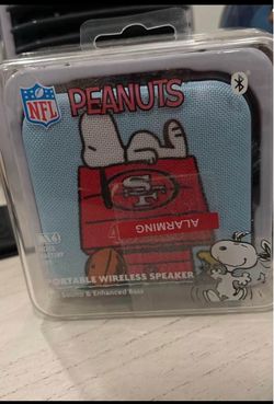 NFL Peanuts San Francisco 49ers Portable Bluetooth Speaker