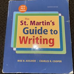 St. Martins guide to writing 11th edition