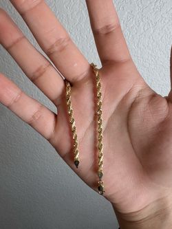10k rope bracelet