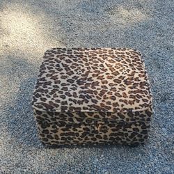 Leopard Ottoman Storage