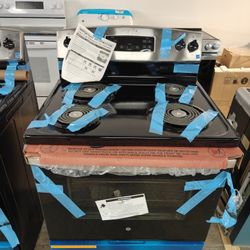 GE electric coil top stove