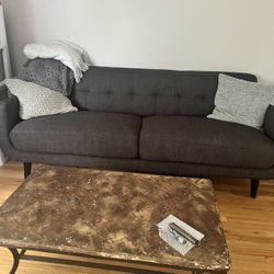 Dark Gray Sofa Couch