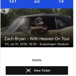 Zach Bryan Concert Tickets 