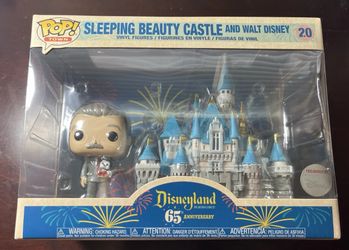 Disneyland 65th Anniversary Walt with Mickey & Castle Disney Parks Funko Pop