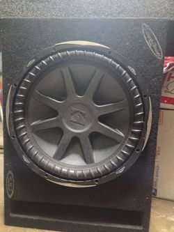 Kicker cvx 15 in ground shaker box