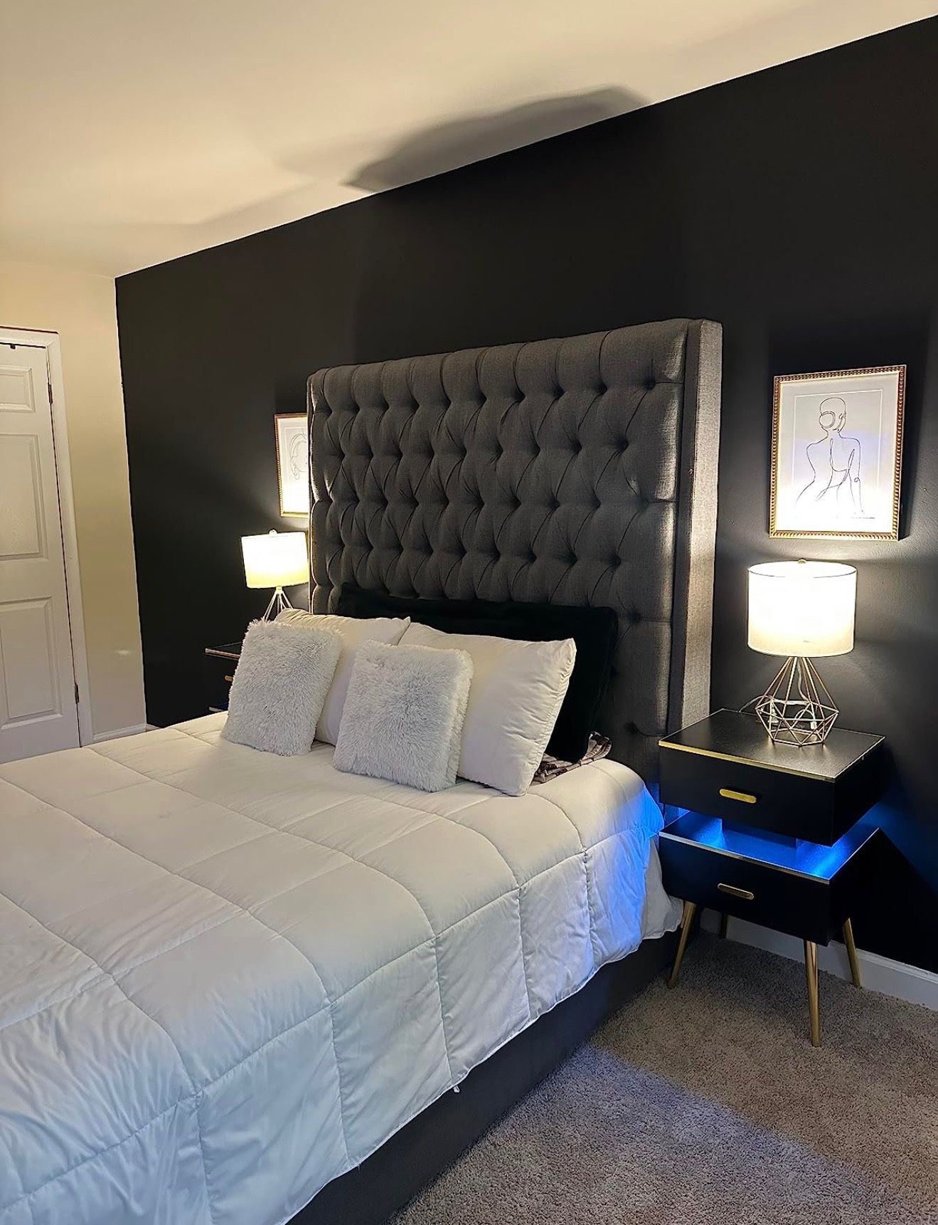 EXTRA TALL BED - Tufted Headboard ππ»ππ»βπ»β€οΈ