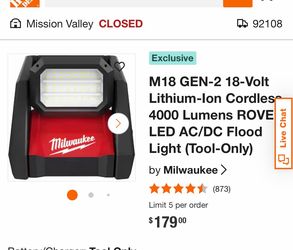 Milwaukee M18 ROVER™ LED Flood Light