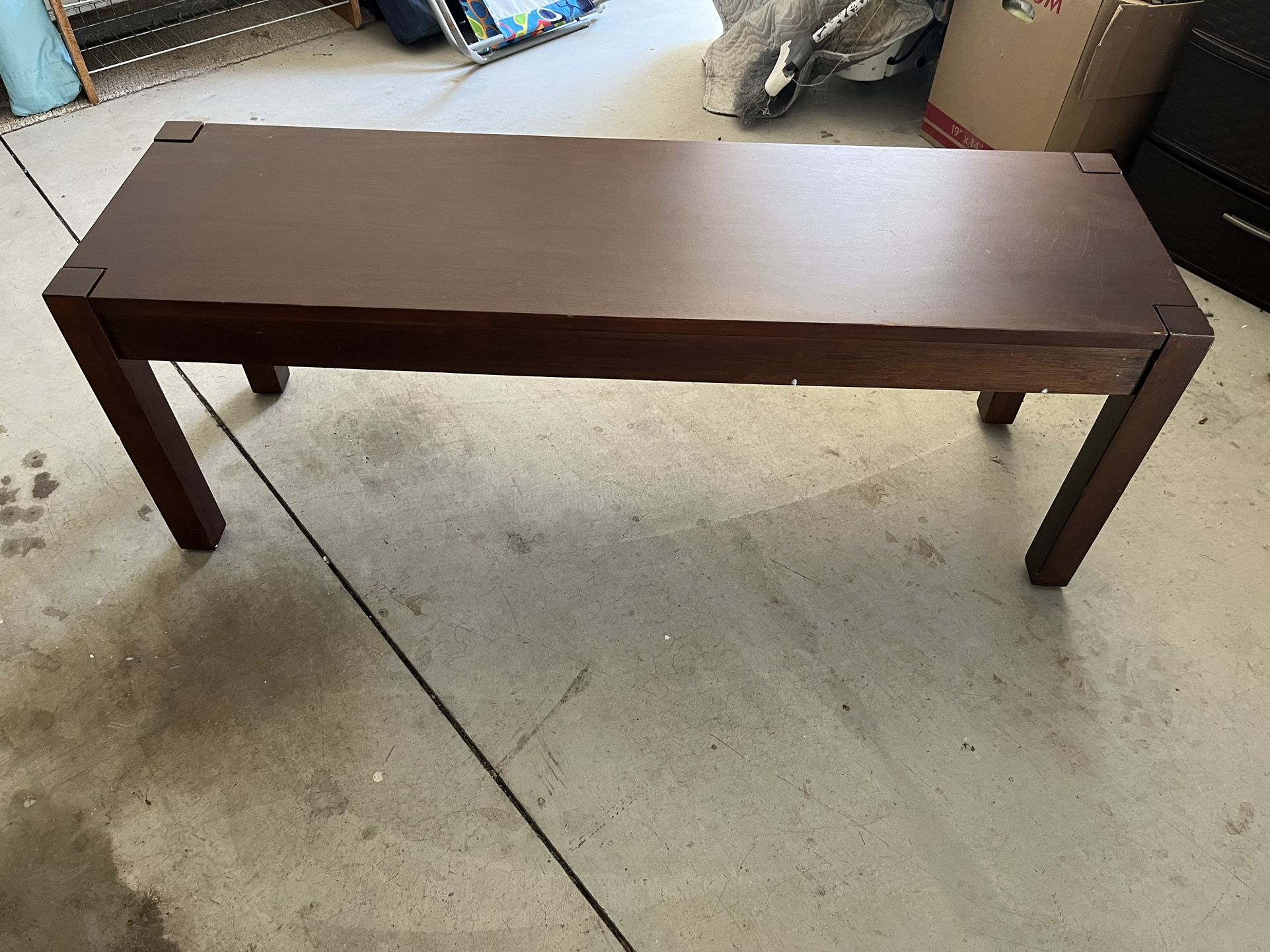 Solid Wood Bench ! Pick Up Today