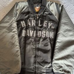 VINTAGE Harley-Davidson 100th Anniversary Nylon Bomber Jacket