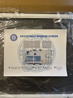 Adjustable Window Screen – $20