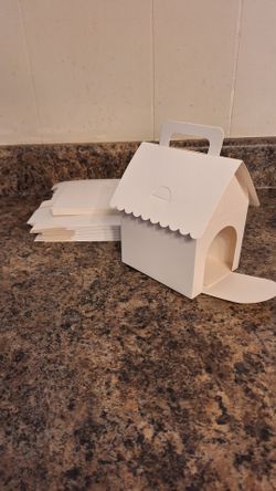 Dog Party Boxes.  Adopt A Puppy Party Favor Box