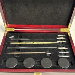 VTG- SPEEDBALL CALLIGRAPHY COLLECTOR'S SET IN WOODEN BOX