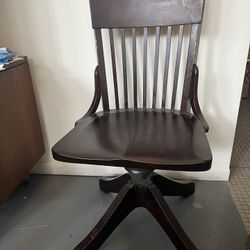 Antique Crocker Swivel chair