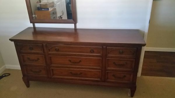 Wood Dresser Set Furniture In San Marcos Ca Offerup