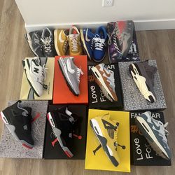 Jordans, Nikes, Dunks, New Balance