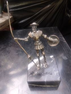 Vintage sterling silver donkey Quixote use