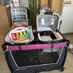 Baby trend Play pen with extras