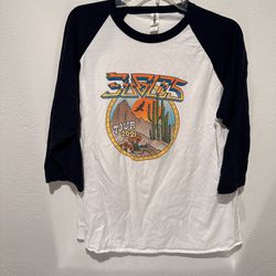 The Eagles T-Shirt Tour 2021 Size Large Unisex White/Black Desert Good Condition