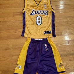 Kids’ Kobe Bryant Lakers Jersey Set