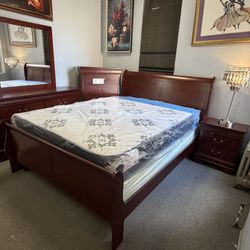 GORGEOUS, STURDY Bedroom Set at an AMAZING PRICE!