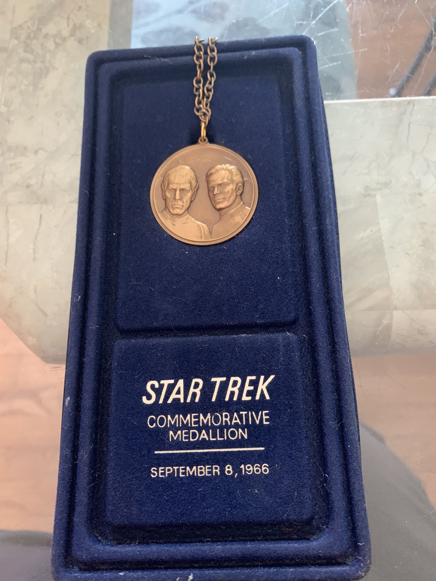 Star Trek Commerative Medallion 9/8/1966