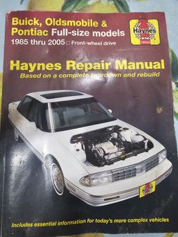 Oldsmobile Repair Manual Book