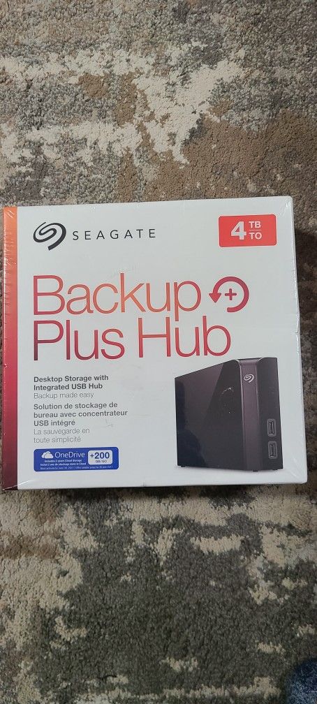 SEAGATE 4TB Backup Plus Hub