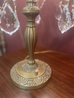  Vintage Large Victorian Chandelier Lamp Thumbnail