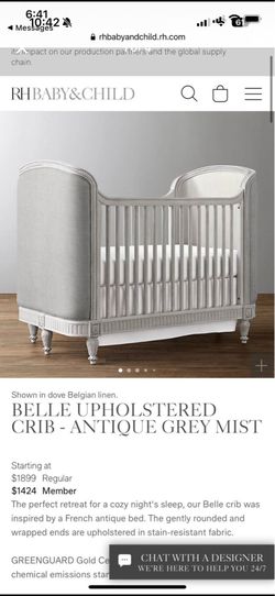 RH Crib/ Toddler Bed
