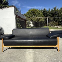 HD buttercup MCM real leather sofa 