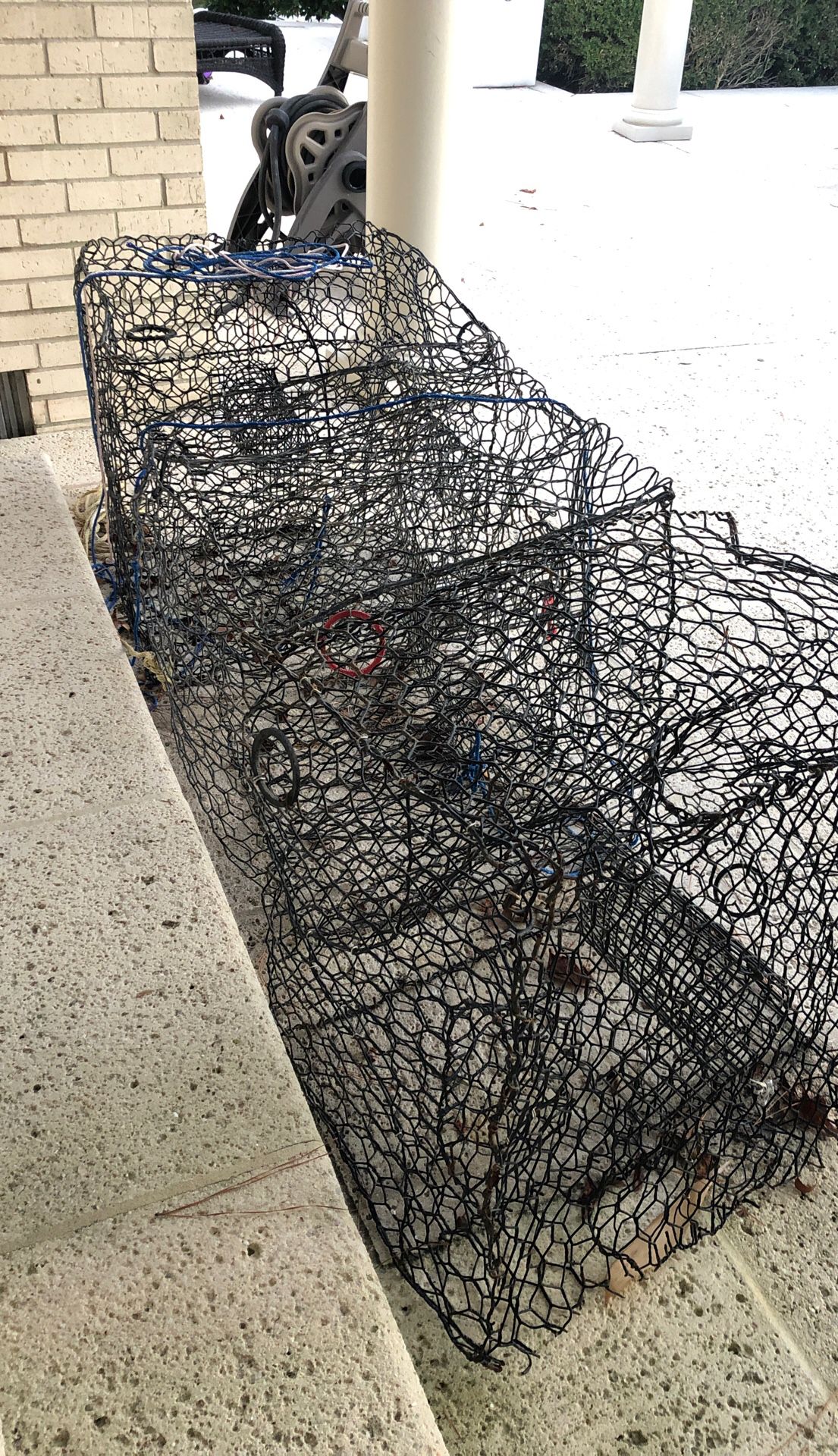 Crab pots - need some wire adjustments / repair