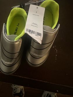 Carter's Youth Soccer Cleats Silver US 7 Kids Football Cleats Shoes