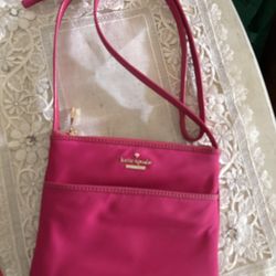 KATE SPADE HOT PINK CROSSBODY PURSE