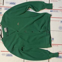 Izod lacoste cardigan - M