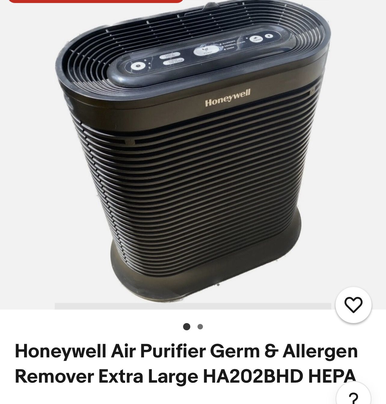 Honeywell Air Purifier