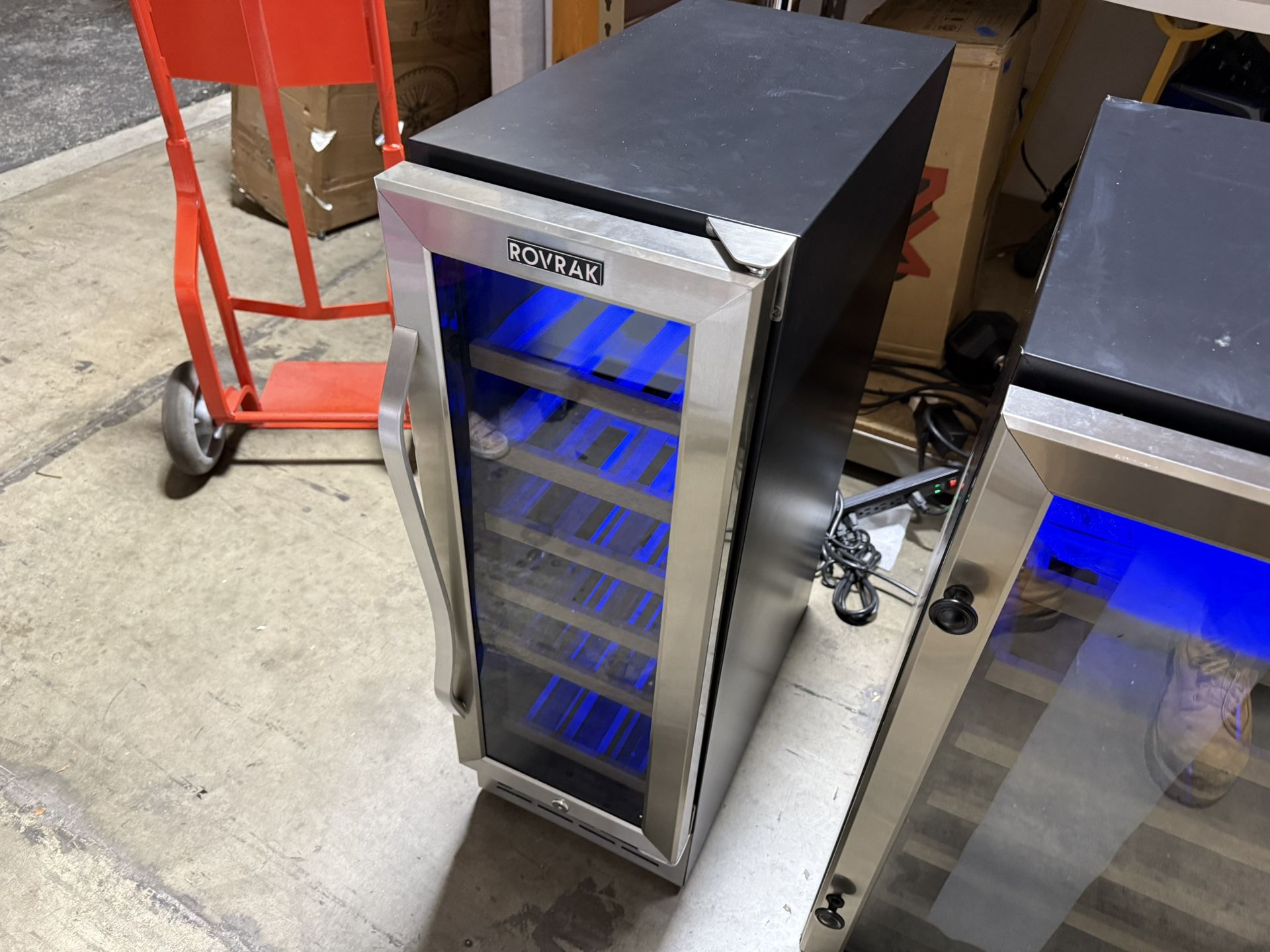 Rovrak 18 Bottle Wine Cooler — Built In or Freestanding (12” Width)