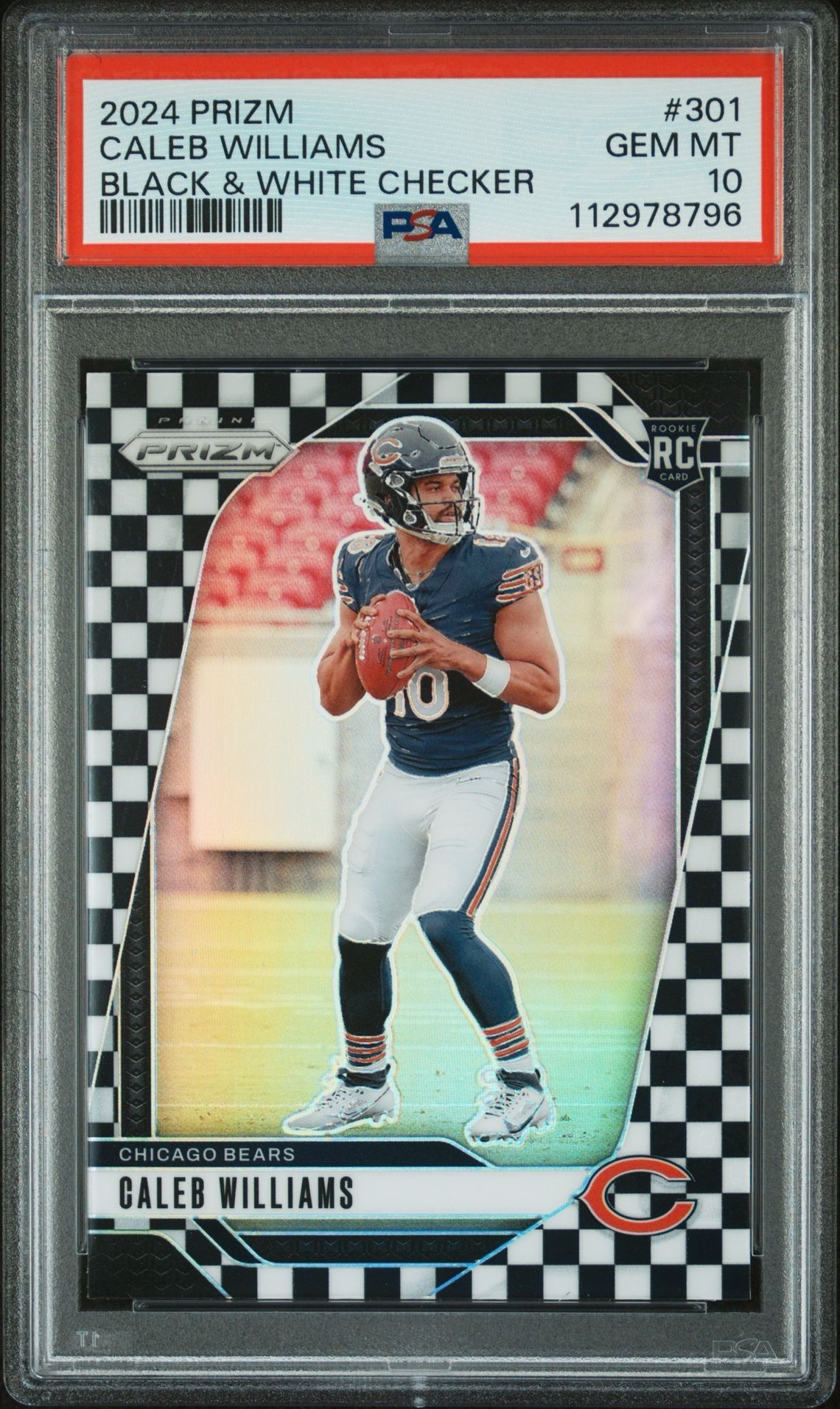 Caleb Williams Checker Board Gem 10